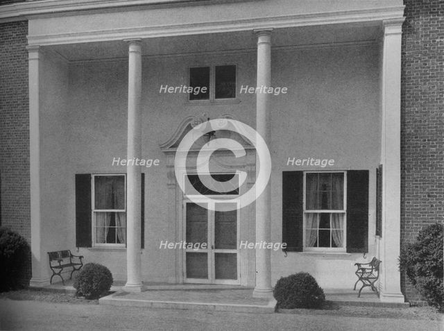 Entrance detail, Creek Club, Locust Valley, New York, 1925. Artist: Unknown.