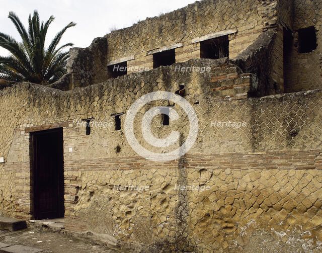 Entrance, House of the Stags, Herculaneum, Italy, 1st century (2002). Creator: LTL.