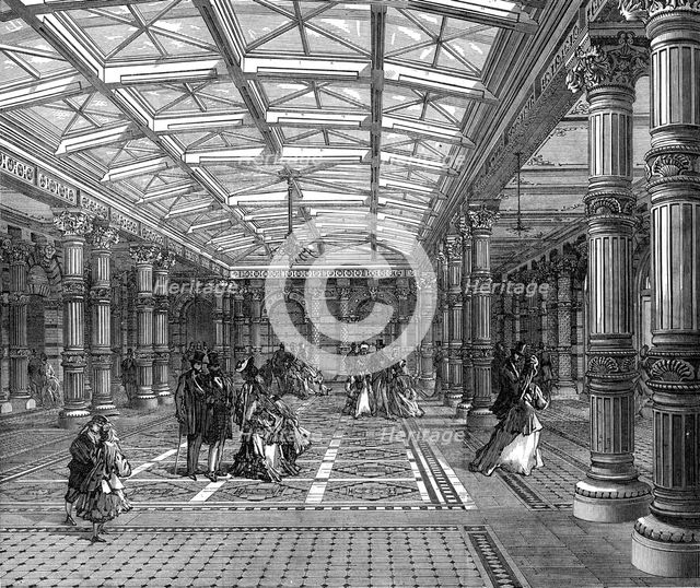 Entrance Hall to the Brighton Aquarium, 1872. Creator: Unknown.