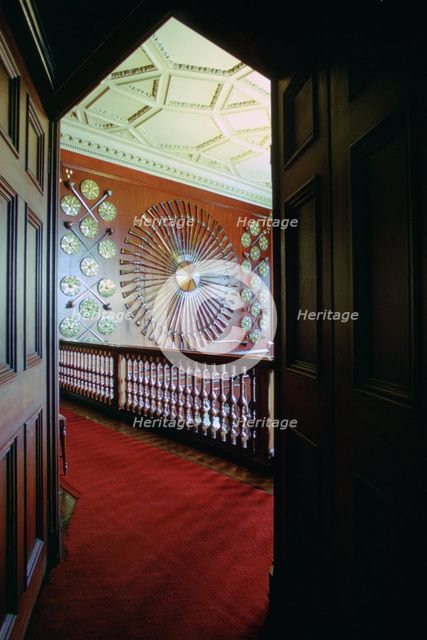 Entrance hall, Blair Castle, Blair Atholl, Perthshire, Scotland. Creator: Tony Evans.