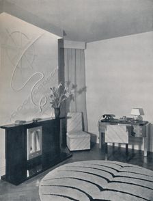 Entrance hall designed by Duncan Miller, London, England 1936
