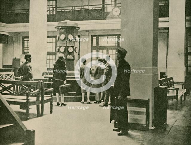 'Entrance Hall, London Air Station', 1927. Artist: Unknown.