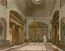 Entrance hall of the Carlton House, Westminster, London. Creator: Unknown