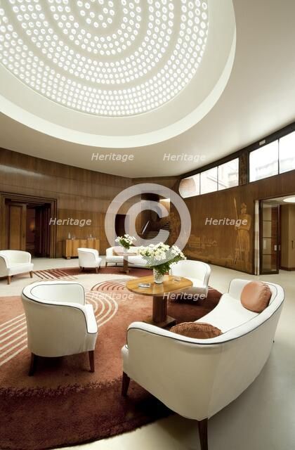 Entrance hall of Eltham Palace, Greenwich, London, 2010. Artist: Historic England Staff Photographer.