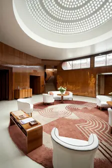 Entrance hall of Eltham Palace, Greenwich, London, 2010. Artist: Historic England Staff Photographer