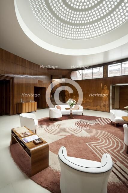 Entrance hall of Eltham Palace, Greenwich, London, 2010. Artist: Historic England Staff Photographer.