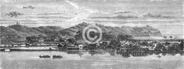 'Entrance into the harbour of Kanasawa; A European Sojourn in Japan', 1875. Creator: Unknown.