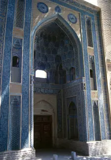 Entrance, Jameh (Friday) Mosque, Natanz, Iran, 2000. Creator: Unknown