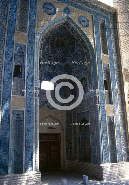 Entrance, Jameh (Friday) Mosque, Natanz, Iran, 2000. Creator: Unknown.