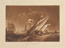 Entrance of Calais Harbour (Liber Studiorum, part XI, plate 55), January 1, 1816. Creator: JMW Turner