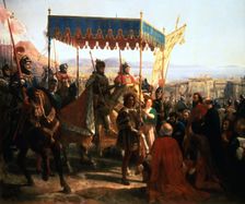 Entrance of Charles VIII into Naples, 12th May 1495 (19th century). Artist: Anon