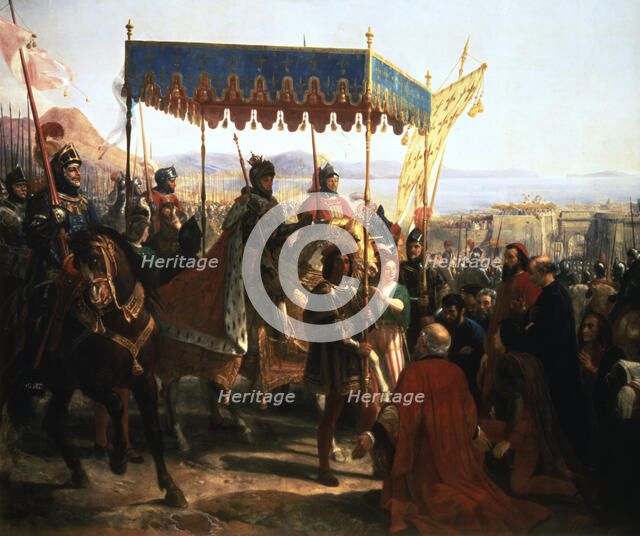 'Entrance of Charles VIII into Naples, 12th May 1495' (19th century). Artist: Anon