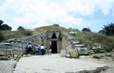 Entrance of a tumulus at Mycenae, late Bronze Age, Greece, c1450-c1100 BC