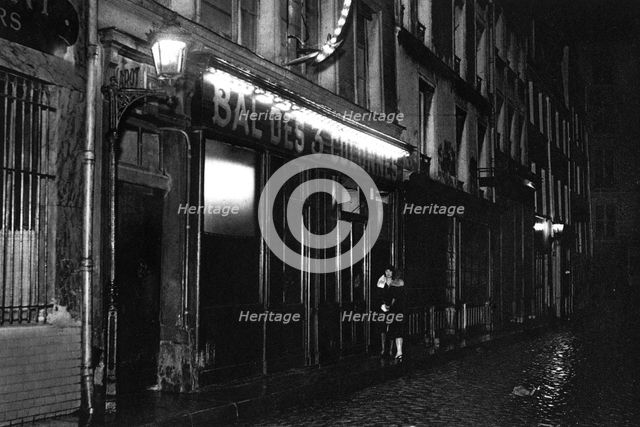 Entrance of a bal-musette, Rue de Lappe, Paris, 1931. Artist: Ernest Flammarion