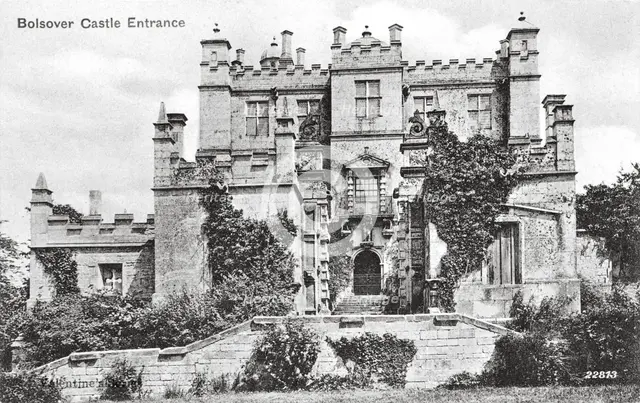 Entrance of Bolsover Castle, Derbyshire. Creator: Unknown.