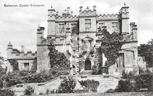 Entrance of Bolsover Castle, Derbyshire. Creator: Unknown.
