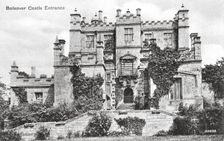 Entrance of Bolsover Castle, Derbyshire. Creator: Unknown