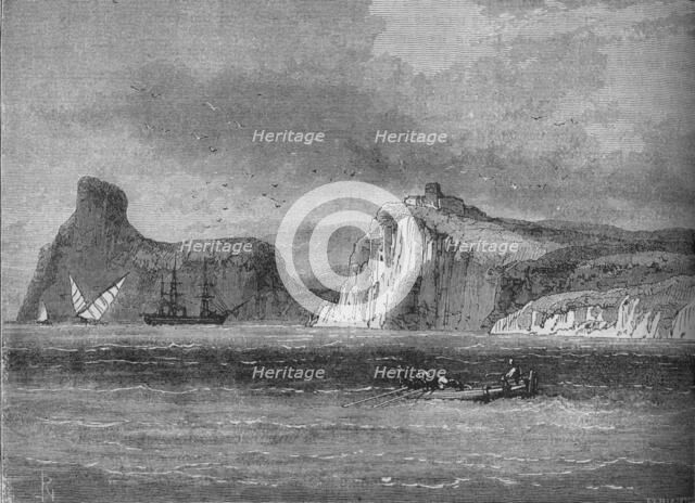 'Entrance of Balaclava Harbour', c1880. Artist: Unknown.