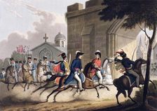 Entrance of Lord Wellington into Salamanca, May 20th 1813 1815. Artist: Matthew Dubourg
