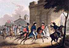 Entrance of Lord Wellington into Salamanca, May 20th 1813 1815. Creator: Matthew Dubourg