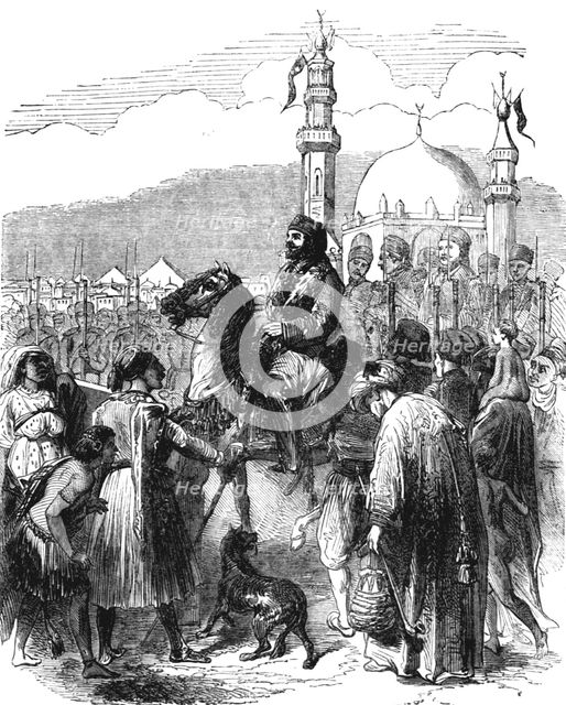'Entrance of Said Pasha into Cairo', 1854. Creator: Unknown.