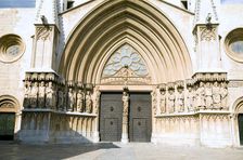Entrance of Tarragona Cathedral, Catalonia, Spain, 2007. Artist: Samuel Magal