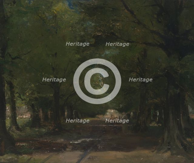 Entrance of the Abbey of Tongerlo, 1895-1905. Creator: Emile Vloors.