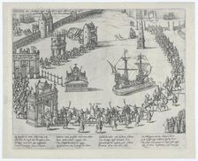 Entrance of the Cardinal and Archduke Albert to Brussels in 1596, after 1596. Creator: Anon