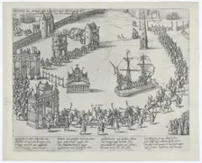 Entrance of the Cardinal and Archduke Albert to Brussels in 1596, after 1596. Creator: Anon