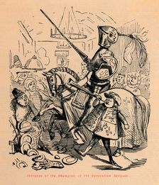 Entrance of the Champion, at the Coronation Banquet c1860, (c1860). Artist: John Leech