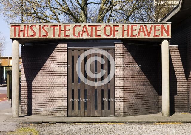 Entrance of the Church of St Paul, Bow Common, Tower Hamlets, London, 2011. Artist: James O Davies.