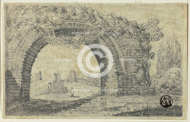 Entrance of the Circus of Caracalla, n.d. Creator: Unknown.