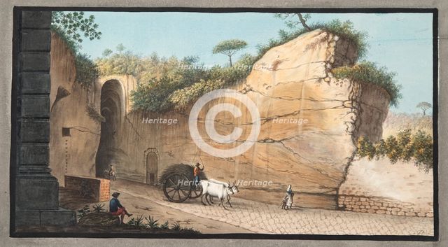 Entrance of the Grotta of Pausilipo, 1776.