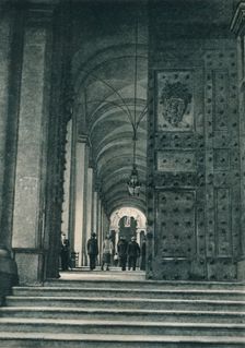 Entrance of the Vatican from St Peter's Square, Rome, Italy, 1927. Artist: Eugen Poppel