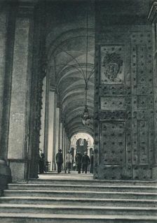 Entrance of the Vatican from St Peter's Square, Rome, Italy, 1927. Artist: Eugen Poppel