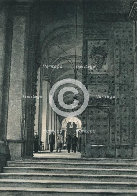 Entrance of the Vatican from St Peter's Square, Rome, Italy, 1927. Artist: Eugen Poppel.