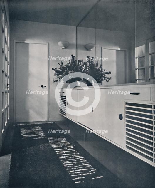 'Entrance lobby at Shrubs Wood, Chalfont St. Giles', 1936. Artist: Unknown.