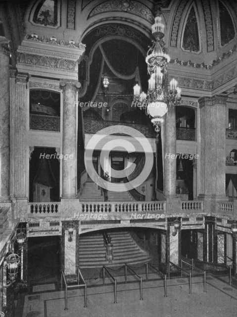 Entrance lobby, the Chicago Theatre, Chicago, Illinois, 1925. Artist: Unknown.