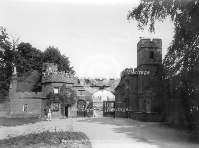 Entrance Lodge, Cassiobury Park, Watford, Hertfordshire, 1890-1910. Artist: Unknown