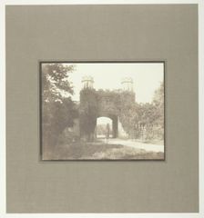 Entrance Lodge, Eaton Hall, Cheshire (Seat of the Marquis of Westminster), c. 1845. Creator: William Henry Fox Talbot