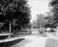 Entrance, Sanitarium Park, Alma, Mich., between 1895 and 1910. Creator: Unknown