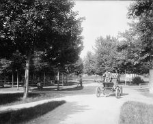 Entrance, Sanitarium Park, Alma, Mich., between 1895 and 1910. Creator: Unknown