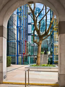 Entrance porch, Lloyd's Register of Shipping, 71 Fenchurch Street, City of London, 2011. Artist: Derek Kendall
