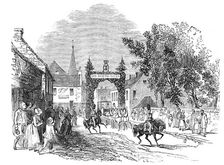 Entrance to Coupar Angus, 1844. Creator: Unknown