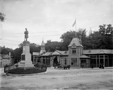 Entrance to Congress Spring Park, Saratoga, N.Y., c.(between 1900 and 1905). Creator: Unknown