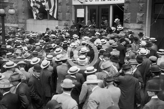 Entrance to Convention Hall, 1912. Creator: Bain News Service.