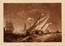 Entrance to Calais Harbour, 1816. Creator: JMW Turner