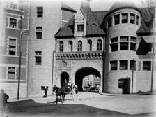 Entrance to Chateau Frontenac, Quebec, between 1880 and 1901. Creator: Unknown