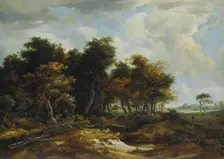 Entrance to a Forest, c1663-1665. Creator: Meindert Hobbema