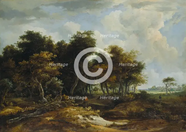 Entrance to a Forest, c1663-1665. Creator: Meindert Hobbema.